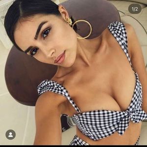 Montce gingham swim set